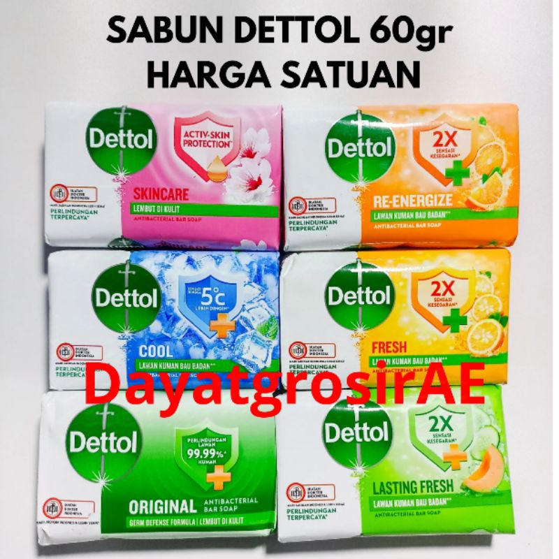 Dettol sabun batang 60gr