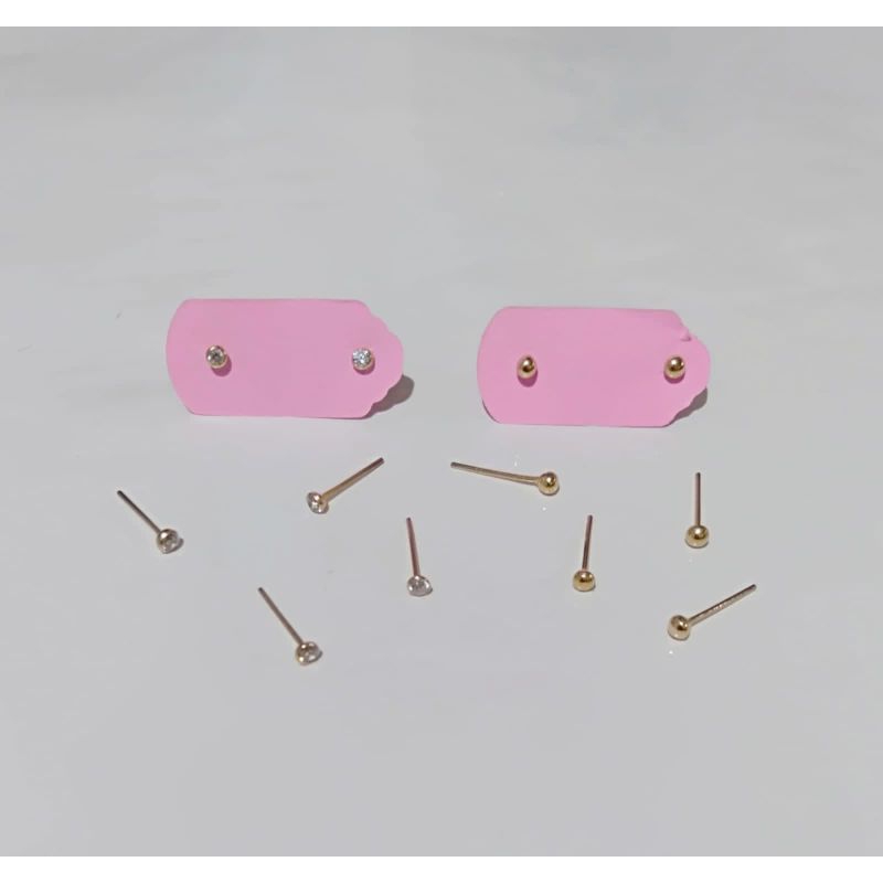 Anting Tindik Hidung Emas Muda 6K