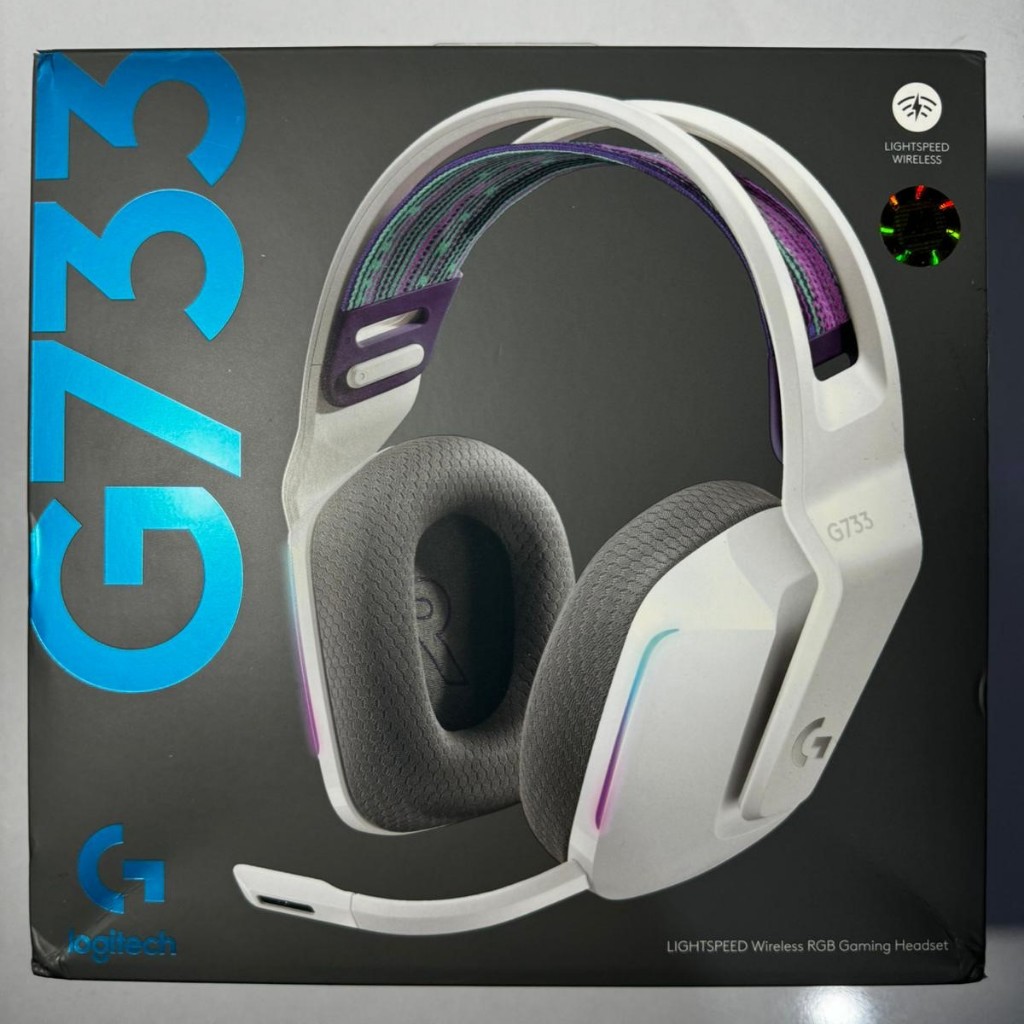 Logitech G733 LIGHTSPEED Wireless RGB 7.1 Surround Gaming Headset & Mic SECOND BEKAS