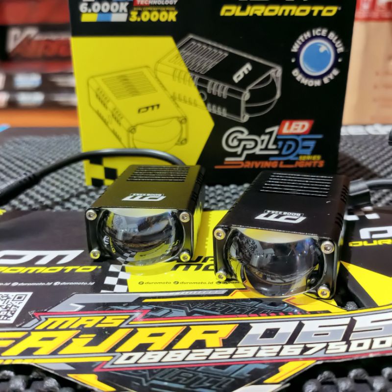 DUROMOTO GP1 DEMON ICE BLUE LAMPU GRIL SUPER SLIME