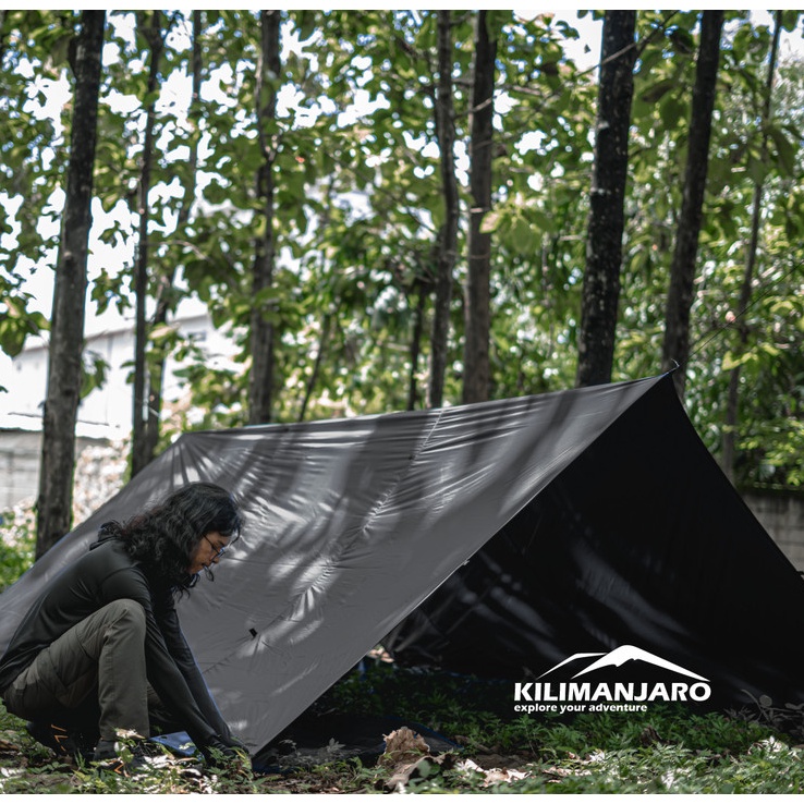 berkualitas FLYSHEET 3x4 M KILIMANJARO Ultralht 19 Loop 19 Lubang Multifungsi  Flysheet Kilimanjaro