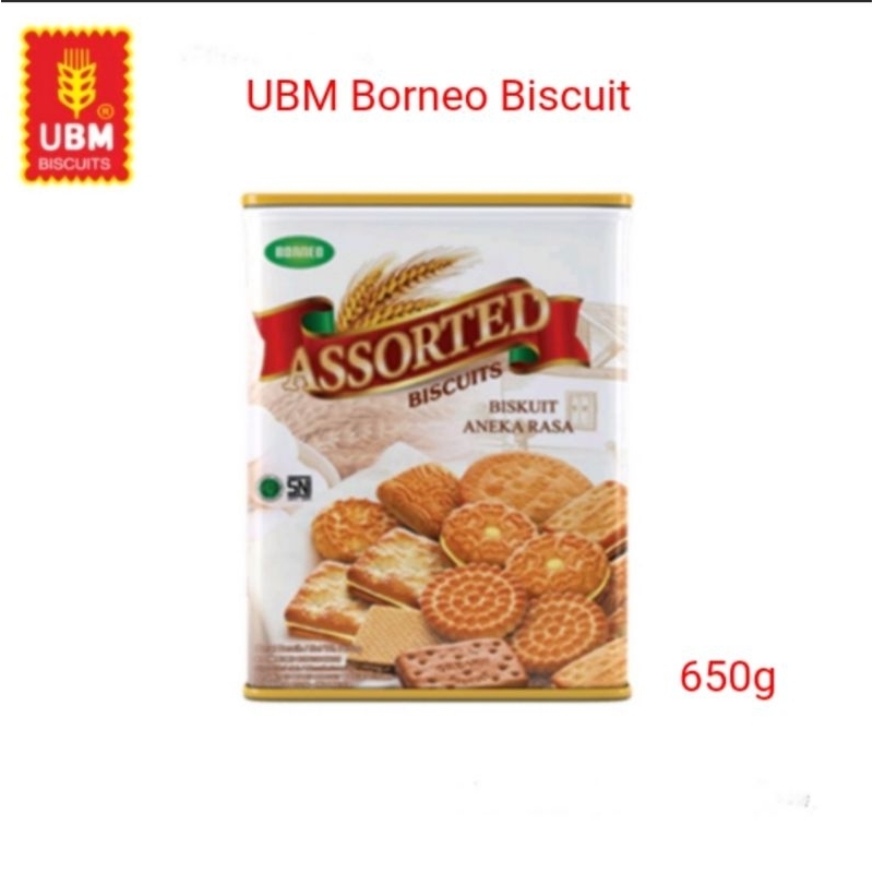 UBM Borneo Biscuit Assorted 650g