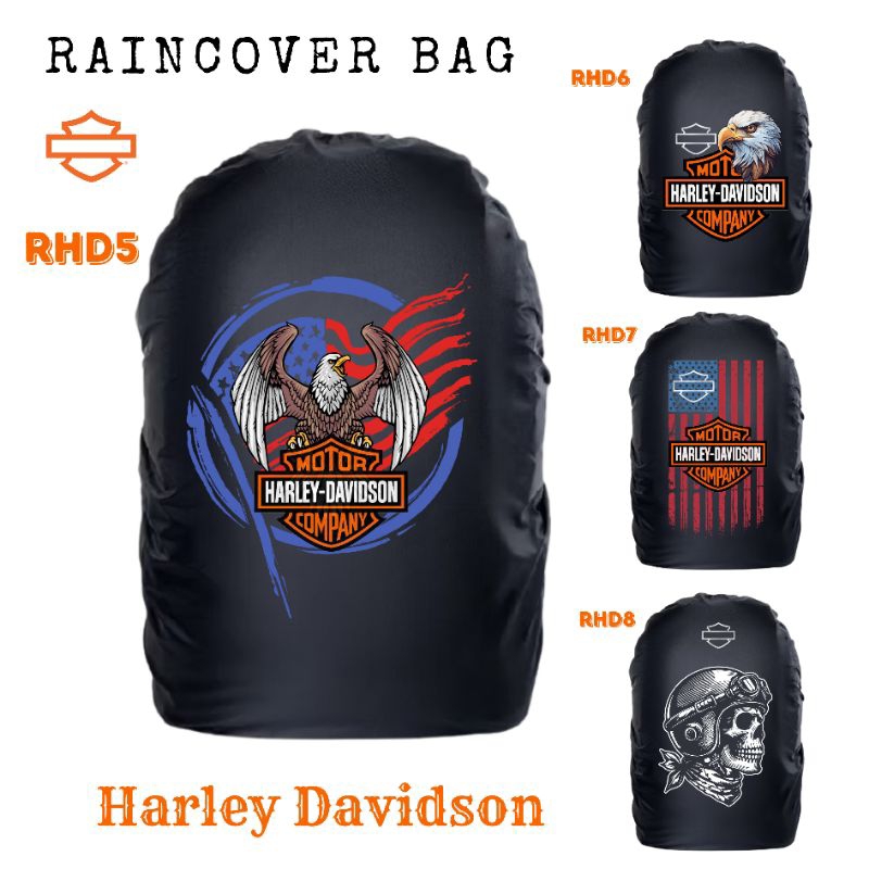 Cover Bag Waterproof Raincover Custom The Harley Series