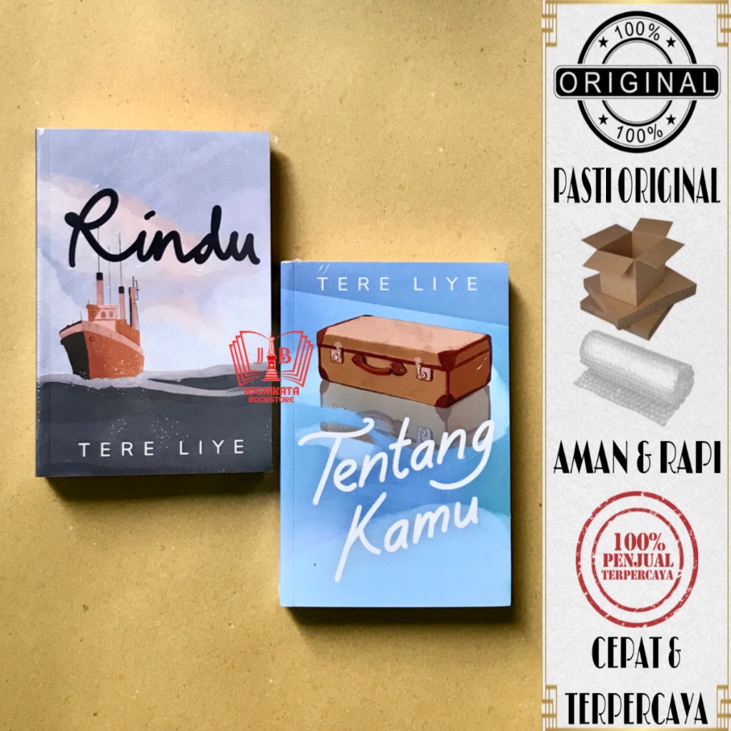 Paket Buku Rindu & Tentang Kamu - Tere Liye