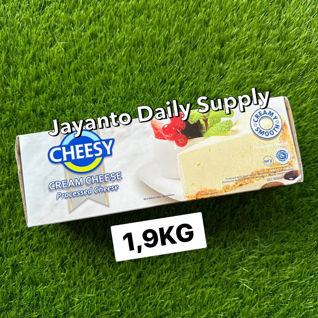 

CHEESY CREAM CHEESE 1,9KG / KRIM KEJU ENAK, HARGA TERJANGKAU - 100% HALAL