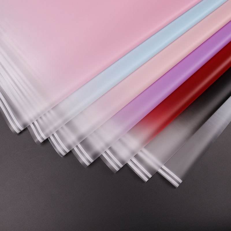 

10 LEMBAR - 58 x 58 cm Cellophane GRADIENT Color Gradasi Warna Kertas Bunga Flower Wrap Gradien OPP Pembungkus Bungkus Bouquet Bucket Buket OP Gradiant Gradian Transparant List Putih Lis Line Garis Plastik Cello Celo Celophane Cellophan Cellopane Celophan