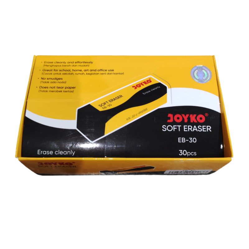 

( BOX 30 PCS ) Eraser penghapus Joyko EB-30