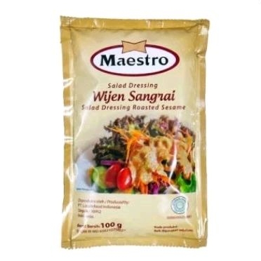 

salad dresing wijen sangrai maestro sachet 100gr