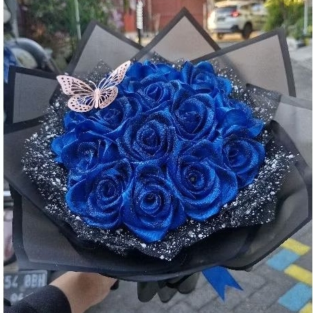 buket bunga pita satin/buket bunga pita satin gliter/buket bunga pita satin viral/buket bunga pita s