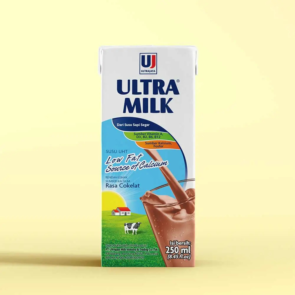 

ultra low fat susu uht chocolate 250ml