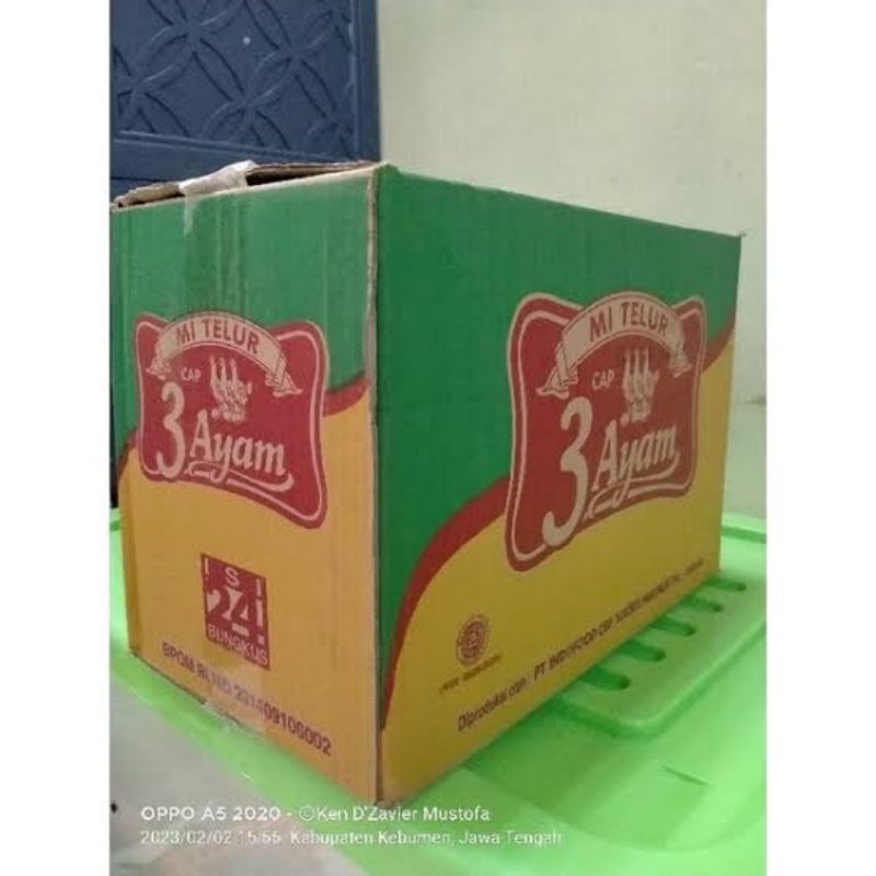 

mie telur cap 3 ayam sedus isi 24
