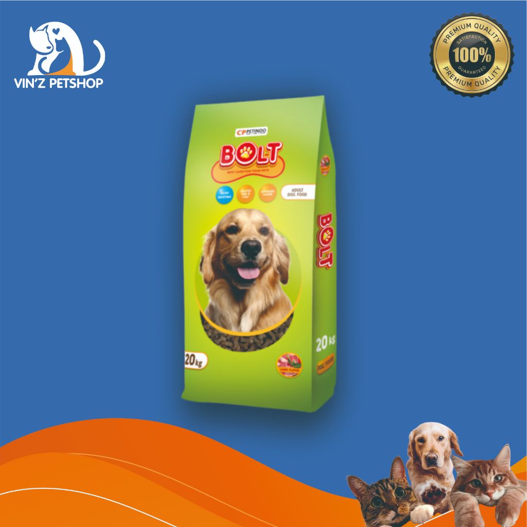 Makanan Anjing Bolt Dogfood Lamb 20kg