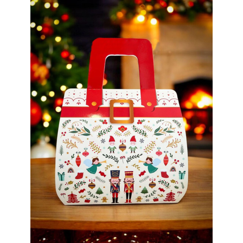 

( 10pcs ) Box cookies natal kotak kue kering dus packaging toples jar goodie bag tas hampers christmas