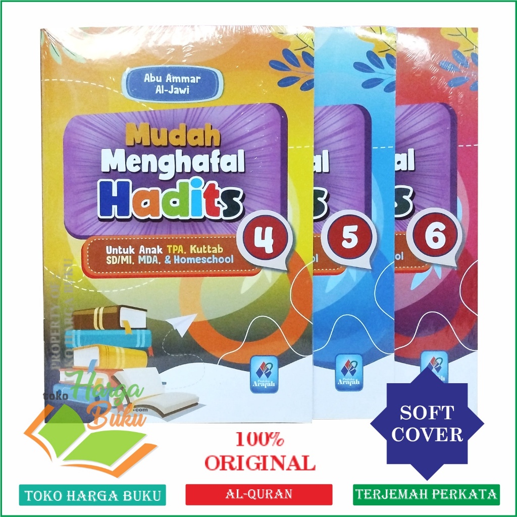 Foto PAKET 3 BUKU Mudah Menghafal Hadits Jilid 4 5 6 Untuk Anak TPA Kuttab SD MI MDA dan Homeschool Buku Anak Penerbit Pustaka Arafah