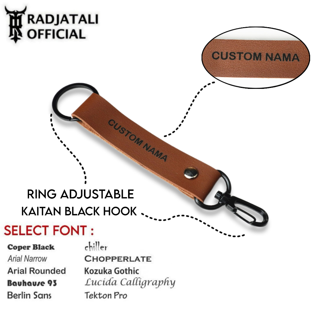 

ID V4 KEYCHAIN KULIT CUSTOM NAMA GRAFIR GANTUNGAN KUNCI MOTOR STRAP PHONE CUSTOM MURAH