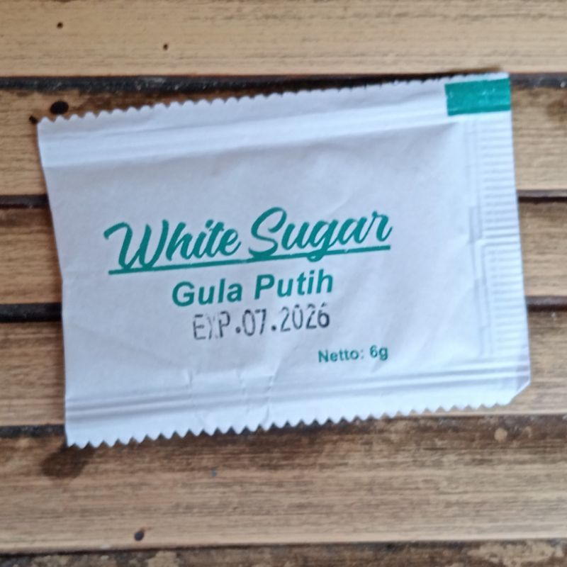 

ECERAN - GULA PASIR SACHET PER SAJIAN (1 SACHET)