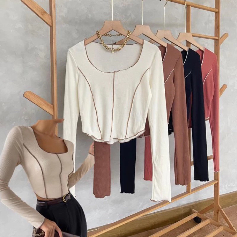 Yasfashion - Heejin Rib Longsleeve