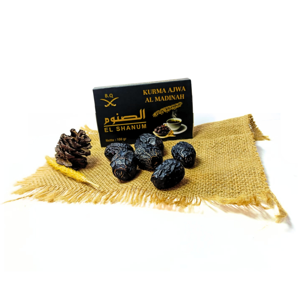 

PROMO KURMA AJWA BQ 100 GR / KURMA NABI / BUAH KURMA ORIGINAL / OLEH OLEH HAJI DAN UMROH