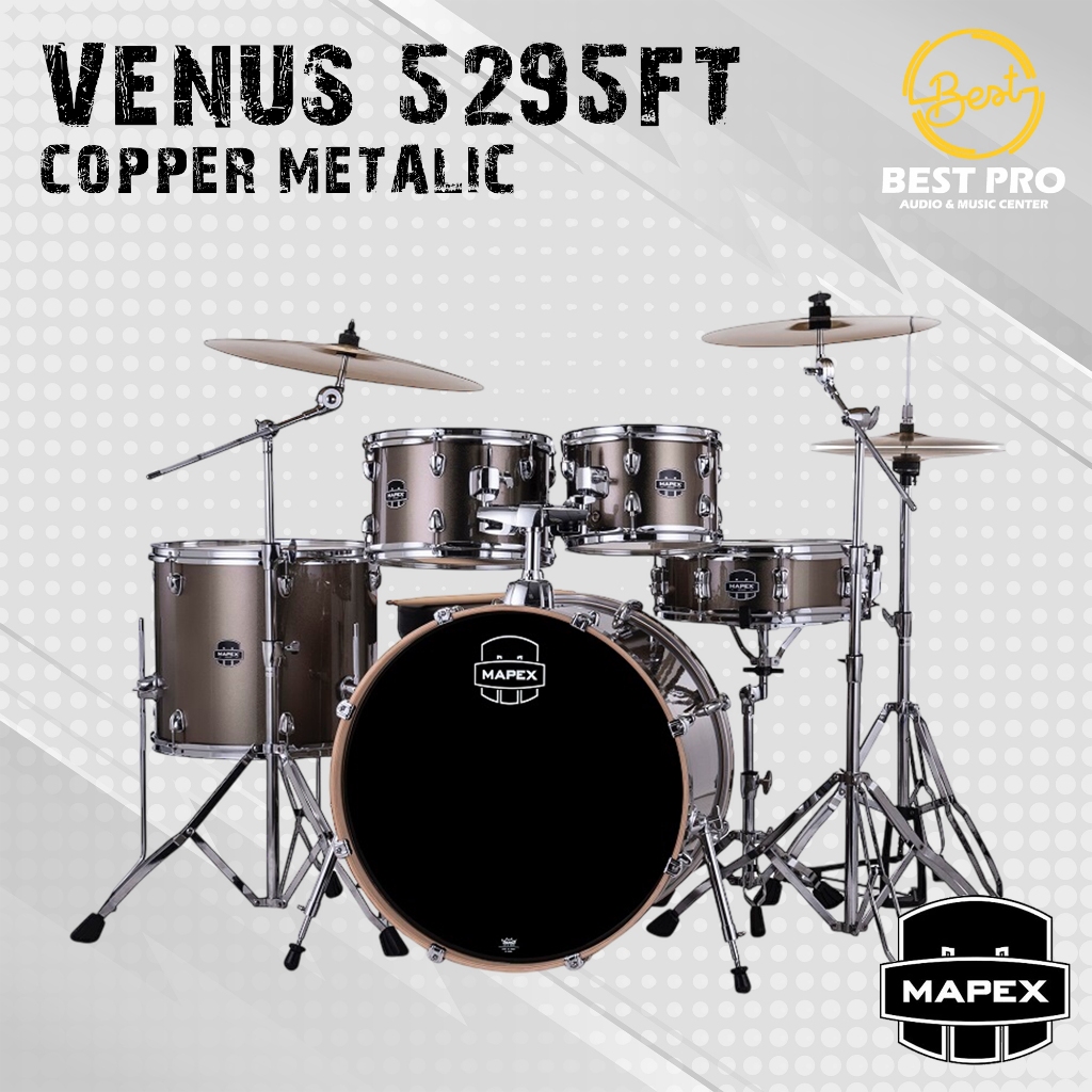 DRUM SET MAPEX VENUS 5295 FT VJ - COPPER METALLIC