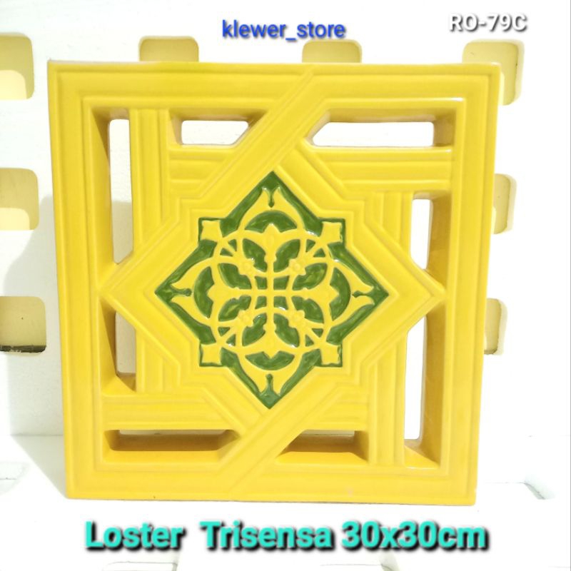 Roster Trisensa 30x30cm/ loster keramik Trisensa / Angin angin ruangan