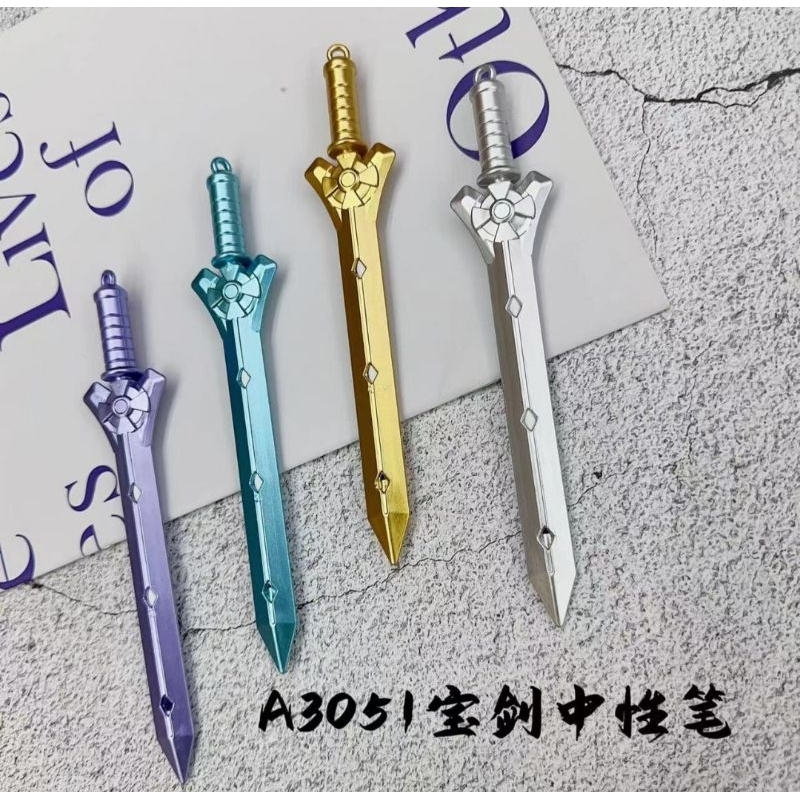 

12pcs Pulpen Bentuk Pedang A3051