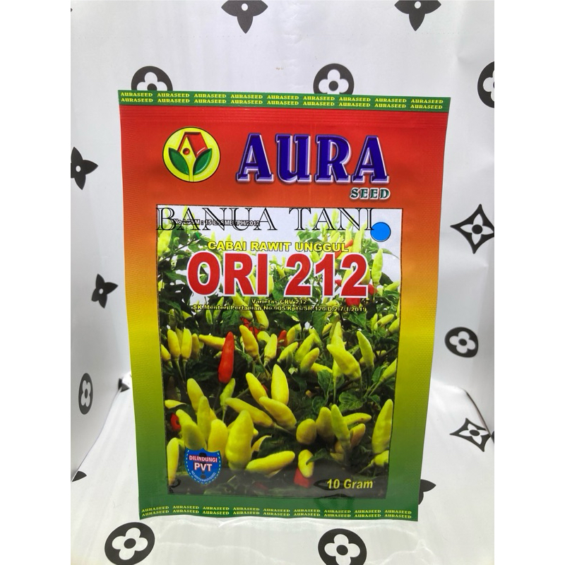 

BENIH BIBIT CABE ORI 212 ISI 10gram AURA SEED
