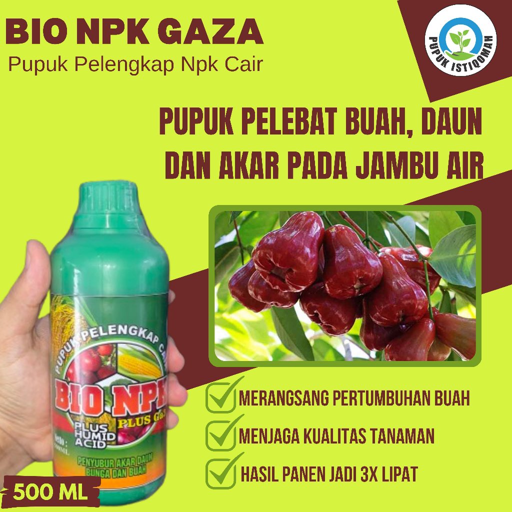 Pupuk Organik Pelebat Buah Jambu, Perangsang Pertumbuhan Buah Jambu - Percepat Pertumbuhan Buah Jamb
