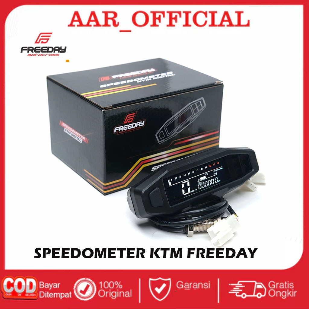 Speedometer KTM Freeday Spido Full Indikator Universal CB GL Trail Enduro CRF KLX Custom