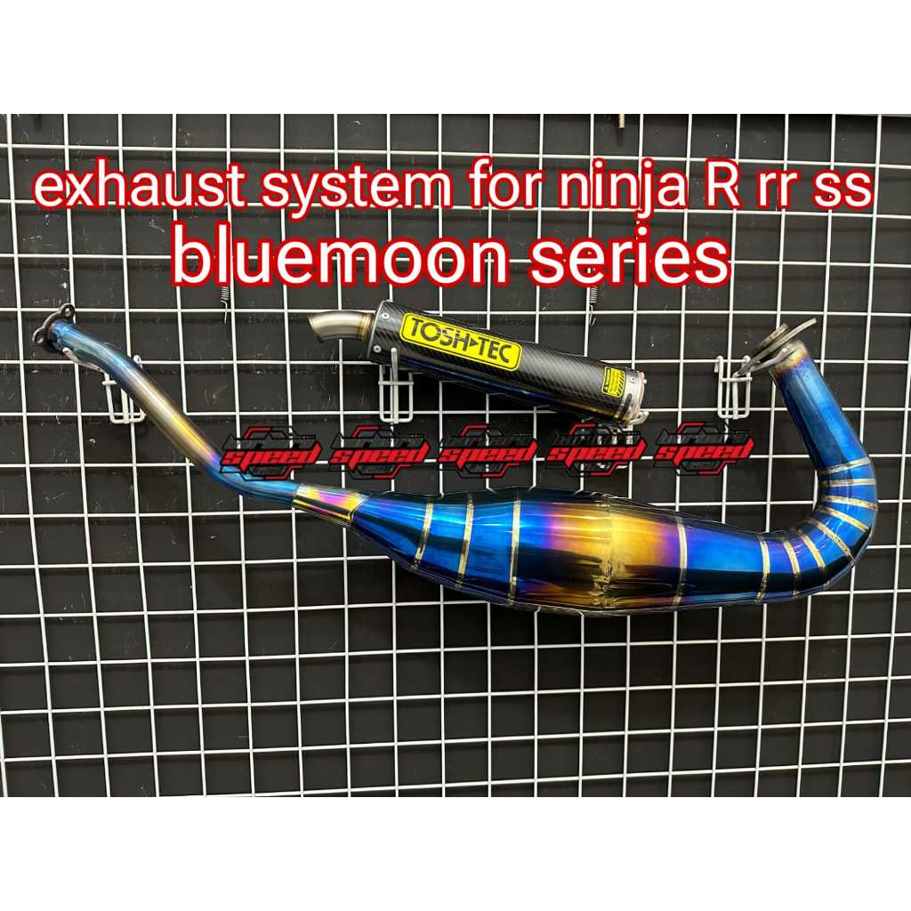 Knalpot Ninja R RR SS TOSTECH Exhaust 2 Tak 150 Carbon