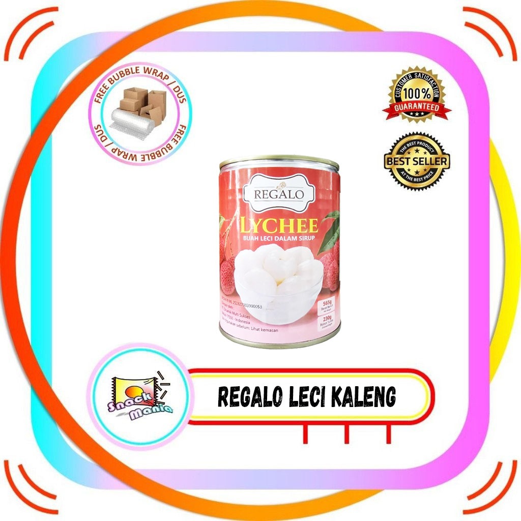 

Regalo Lychee In Syrup 565 gr Buah Leci Kaleng Lychees in Sirup