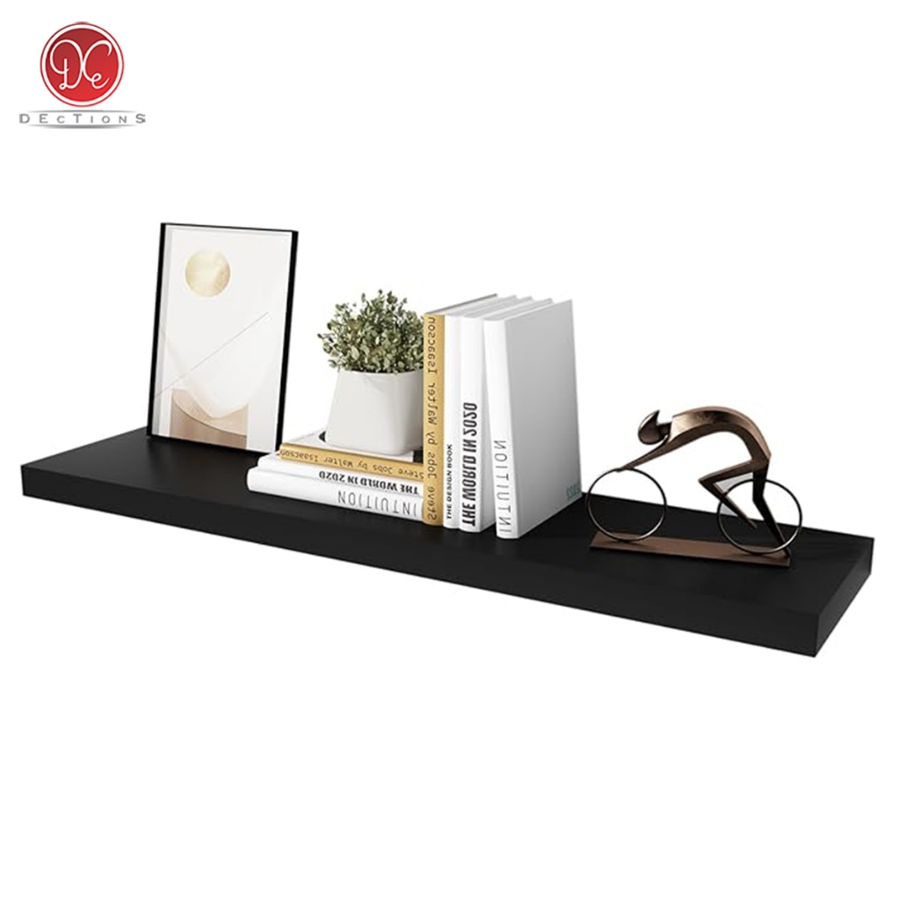 Dections Rak Dinding Tempel / Ambalan Gantung Minimalis Kayu 80x20cm Aesthetic
