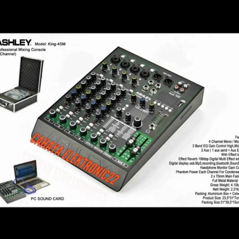 Mixer Ashley King 4 SM Original Ashley King 4SM - 4 Channel