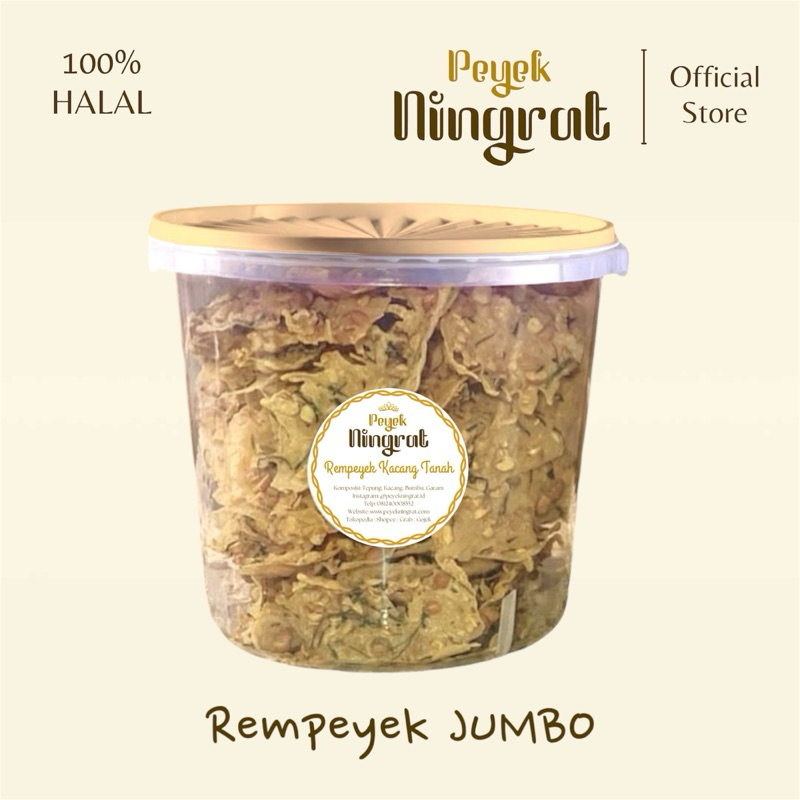 

PEYEK NINGRAT - Rempeyek JUMBO Semua Varian | Peyek Kacang | Peyek Teri | Peyek Udang Rebon | Peyek Cabai | Peyek Kacang Hijau | Peyek Mede