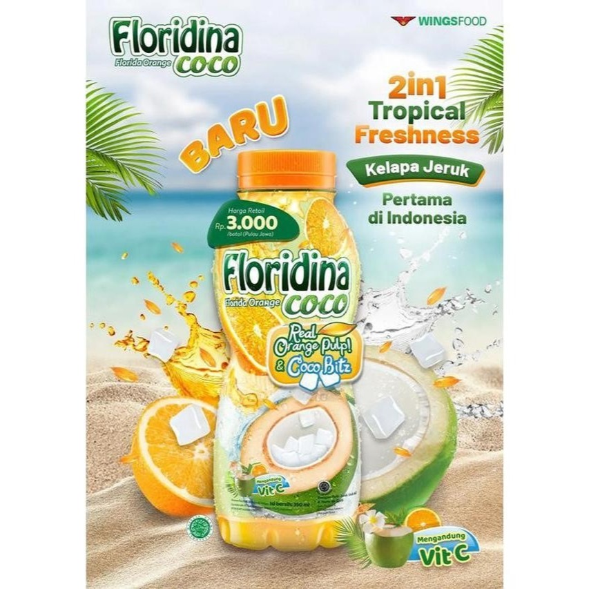 

Floridina Orange Coco Bitz 350ml