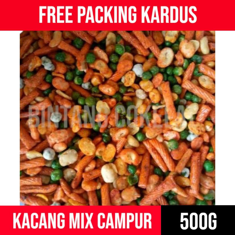 

kacang mix/kacang campur kiloan murah 500g