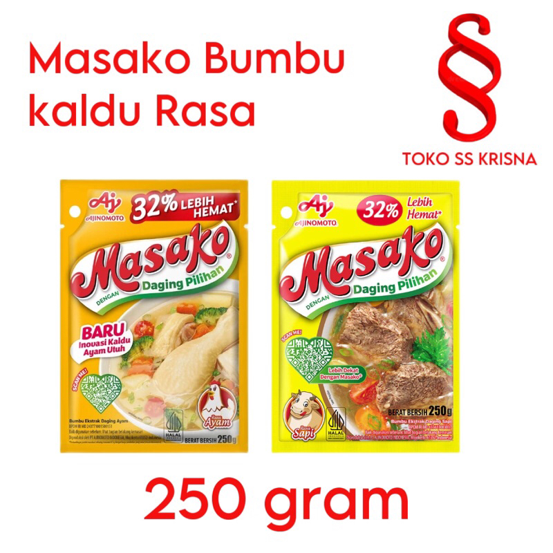 

Masako Bumbu Kaldu Rasa 250gr