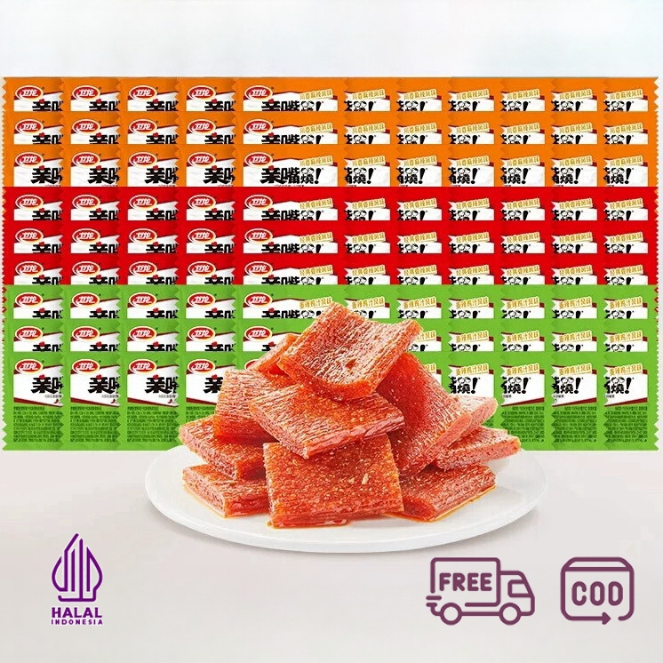 

Kiss Burn Square Latiao 24g 2pcs | Snack Viral | Cemilan Siap Saji | Asin Manis Gurih Pedas