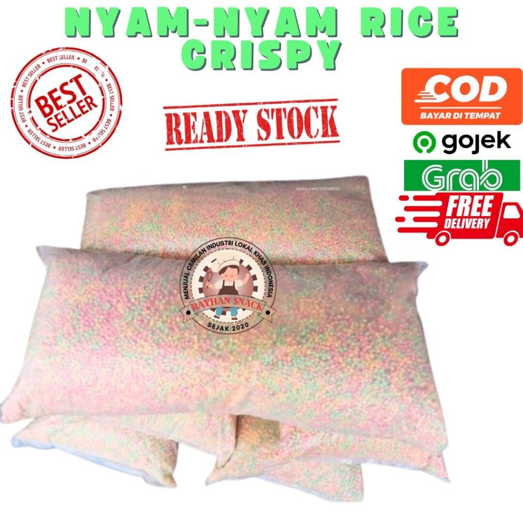 

Nyamnyam Nyam Nyam Rice Crispy Kiloan 1 Bal 7.3Kg