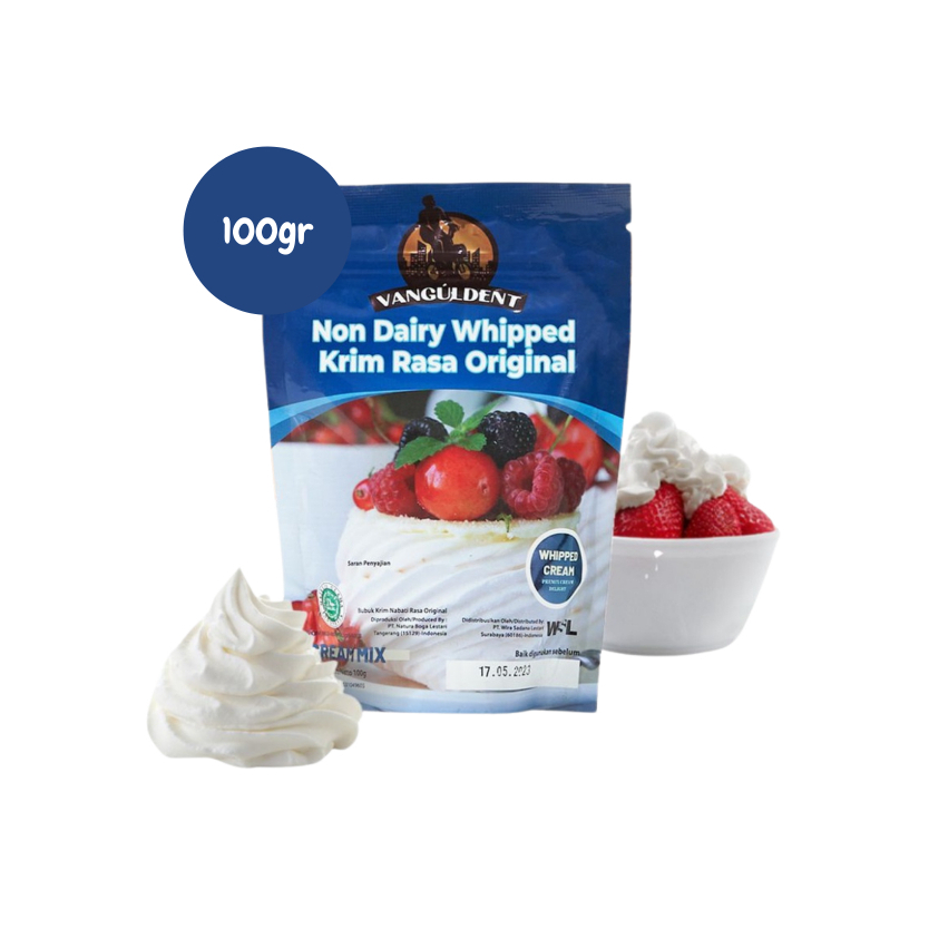 

VANGULDENT Non Dairy Whipped Krim Rasa Original 100gr
