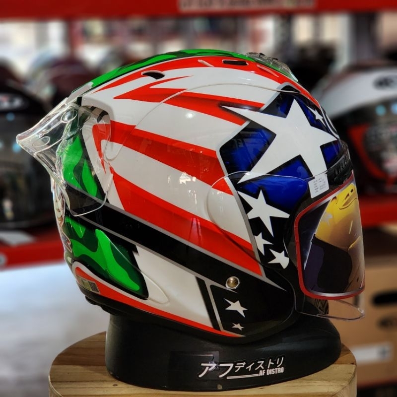 Helm TSR ram4 hayden star paket spoiler not scott ram4 vzram