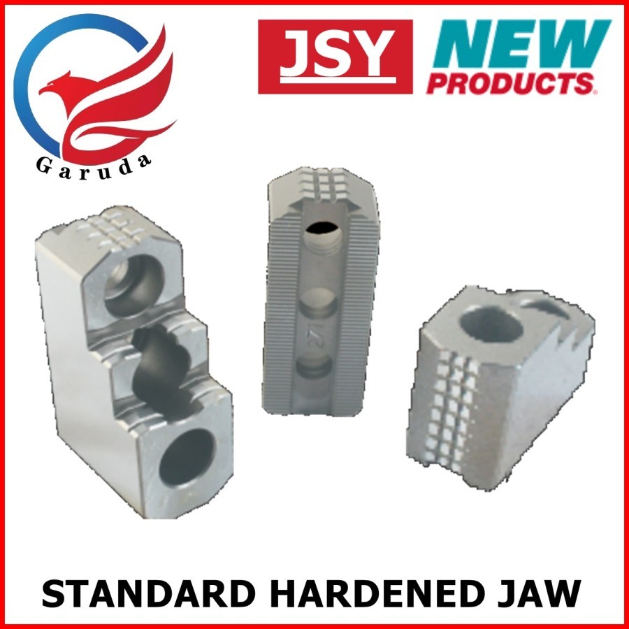 Hard Jaw 8" Claw Bubut 8 Inch 3 Jaw Chuck HARD JAW 8" FOR HYDRAULIC POWER CHUCK HARD JAW FOR CNC