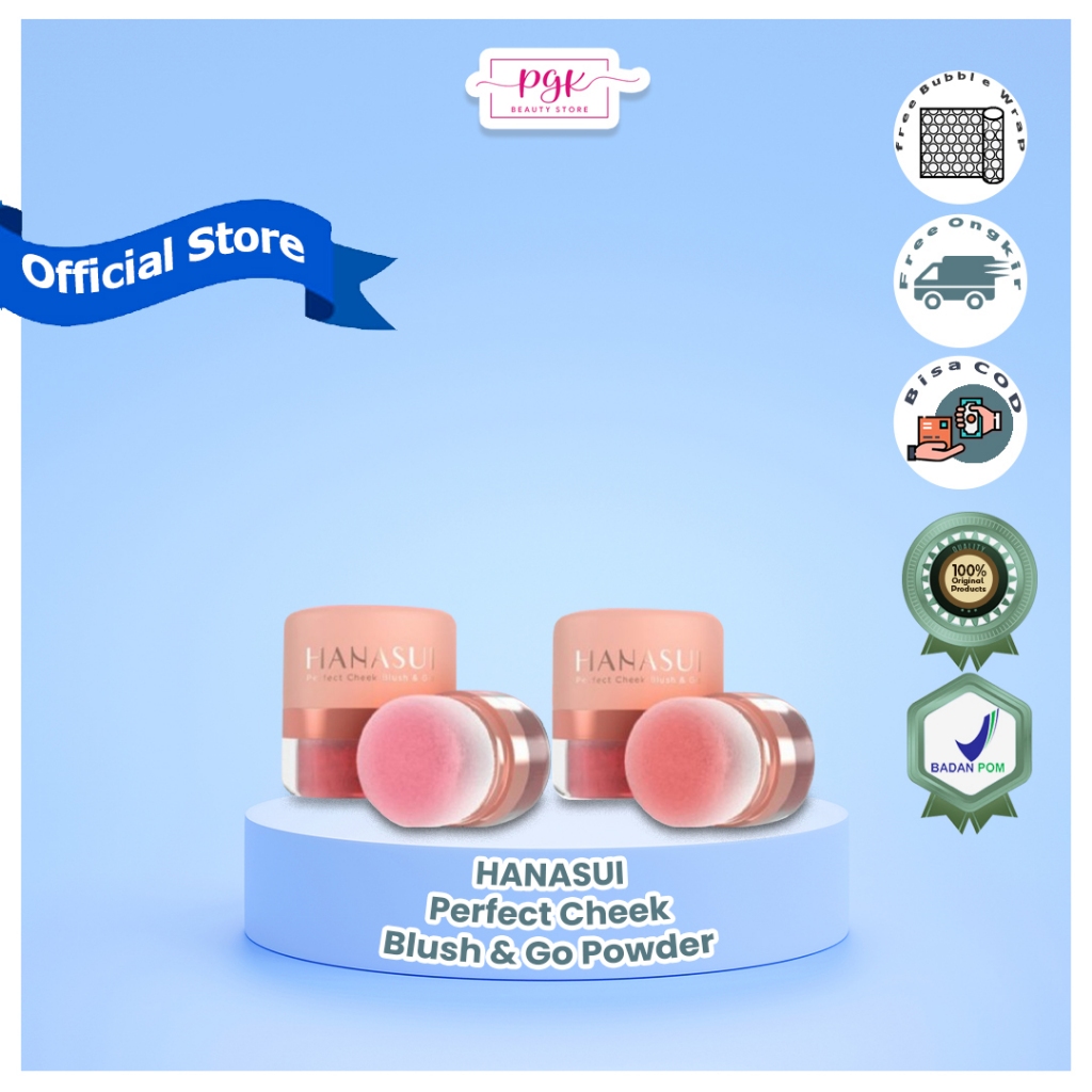 HANASUI - PERFECT CHEEK BLUSH & GO POWDER | HANASUI-PERFECT CHEEK BLUSH & GO