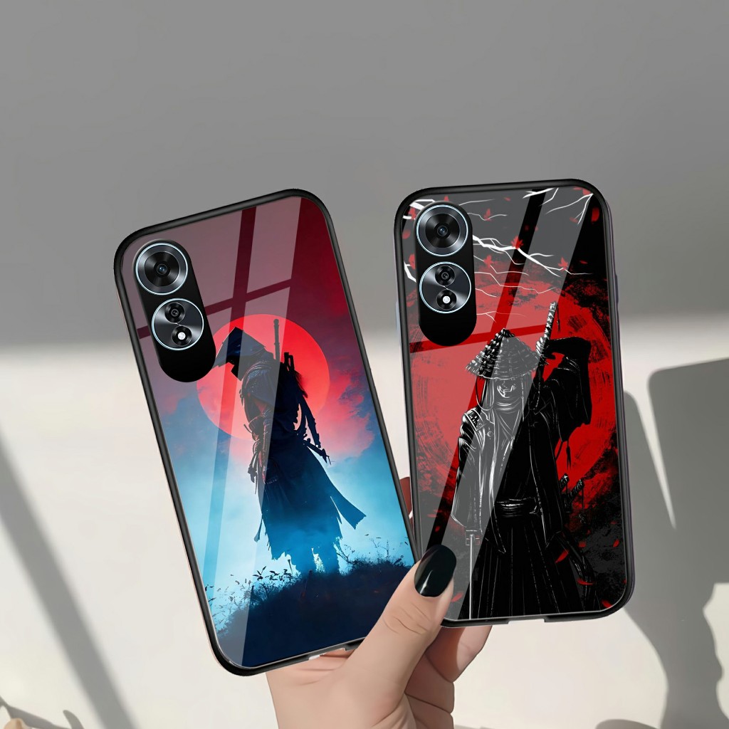 Softcase Kaca Oppo A60 - Casing Hp Oppo A60- Motif Oppo A60