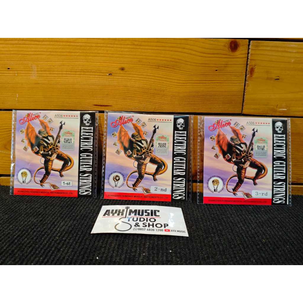 Senar Gitar Elektrik Eceran | Alice Original | 009 - 042 | Senar Elektrik