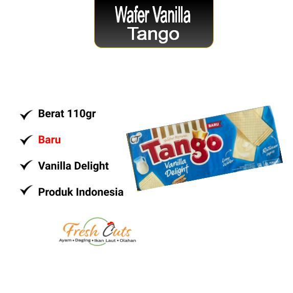 

Tango Vanilla 110gr, Tango Wafer, Rasa Vanila Susu