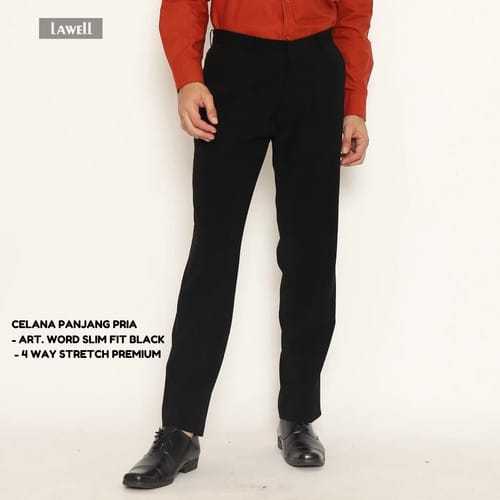 Lawell Celana Panjang Pria // Celana Formal Slimfit Pria