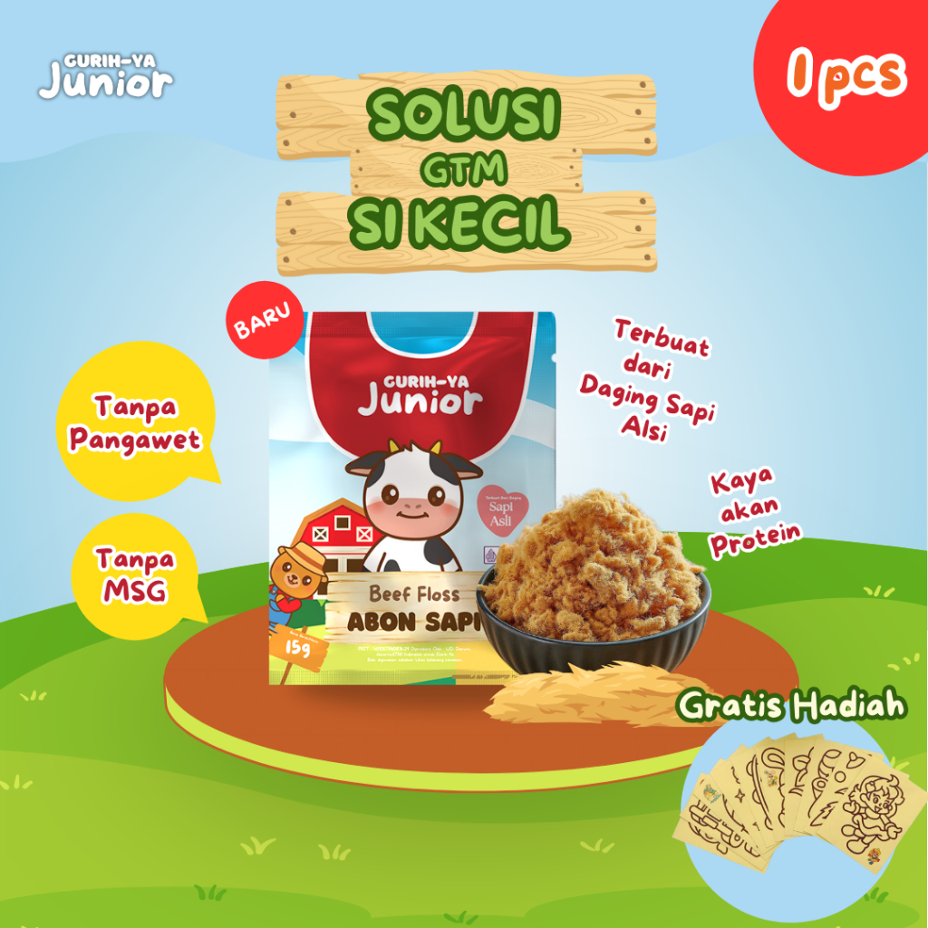 

Gurihya Junior- Abon Sapi - 15g