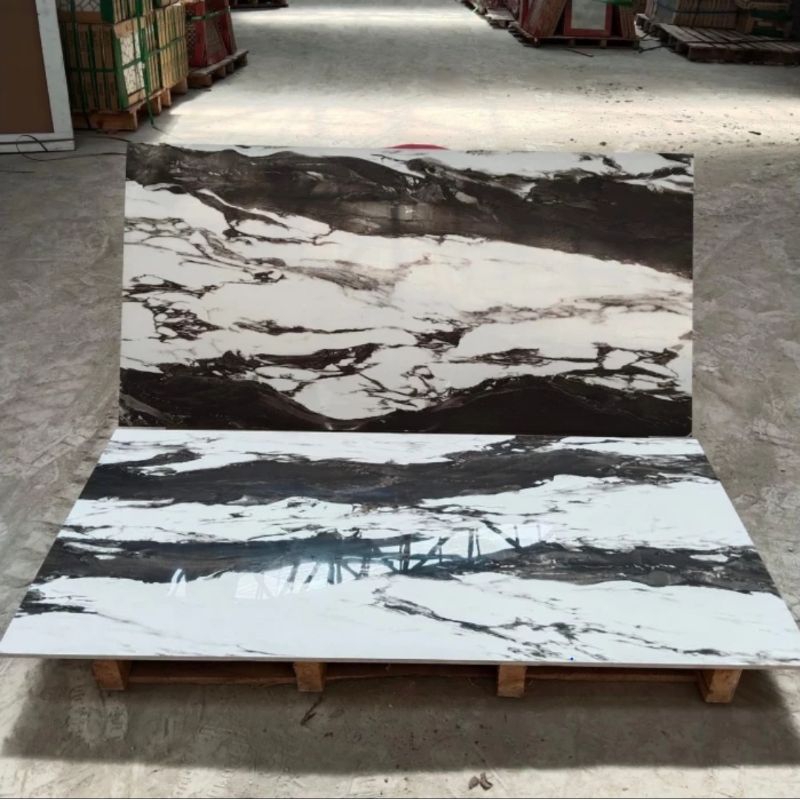 GRANIT LANTAI 60X120 KERAMIK DINDING HITAM CORAK PUTIH