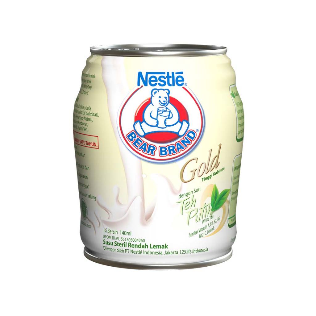 

bear brand susu murni teh putih 140ml