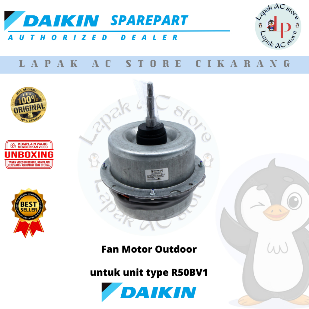 Fan Motor Outdoor AC DAIKIN Thailand 2 PK R50BV1